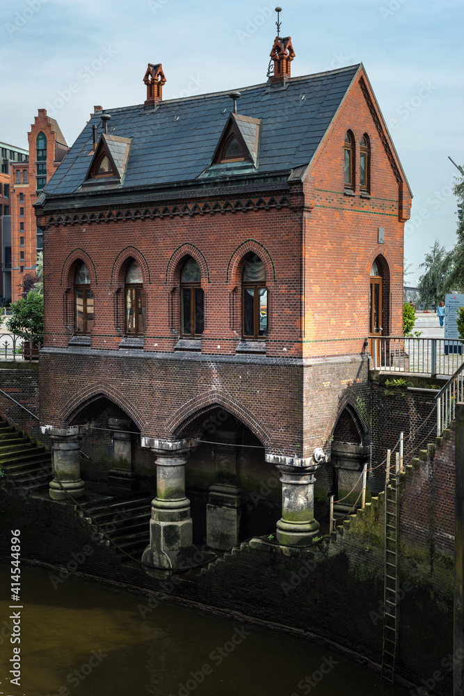 Naklejka premium Holländischer Brook, Speicherstadt, Hamburg