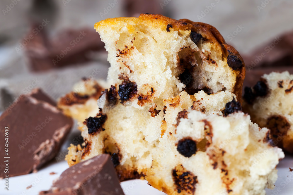 delicious food from baking with chocolate drops delicious food from baking with chocolate drops