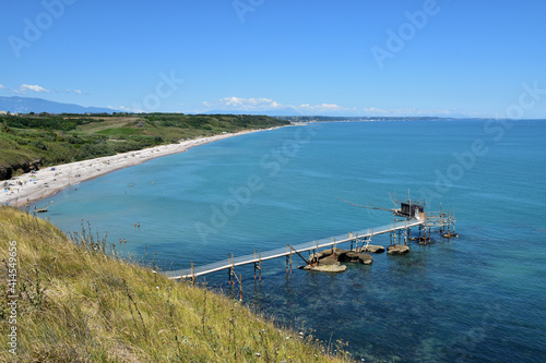 View of Punta Aderci beach also called 