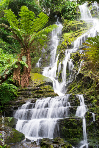 The beauty of the waterfalls in the city of Apia    S  o Paulo  Brazil