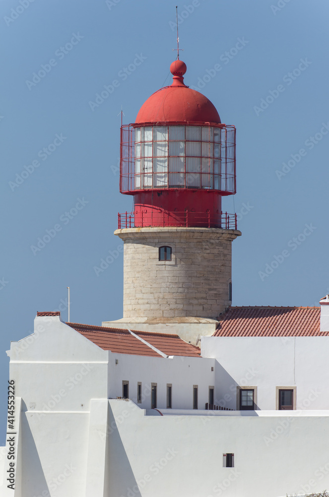 Lighthouse Cabo De Sao Vicente, Algarve, Portugal
