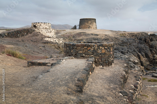 El Toston Castle ruins, Fuerteventura, Canary Islands, Spain