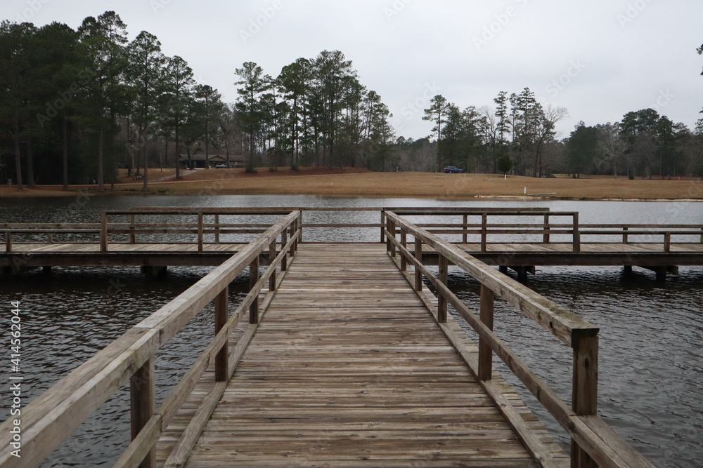 wooden bridge over the river wooden bridge over the river