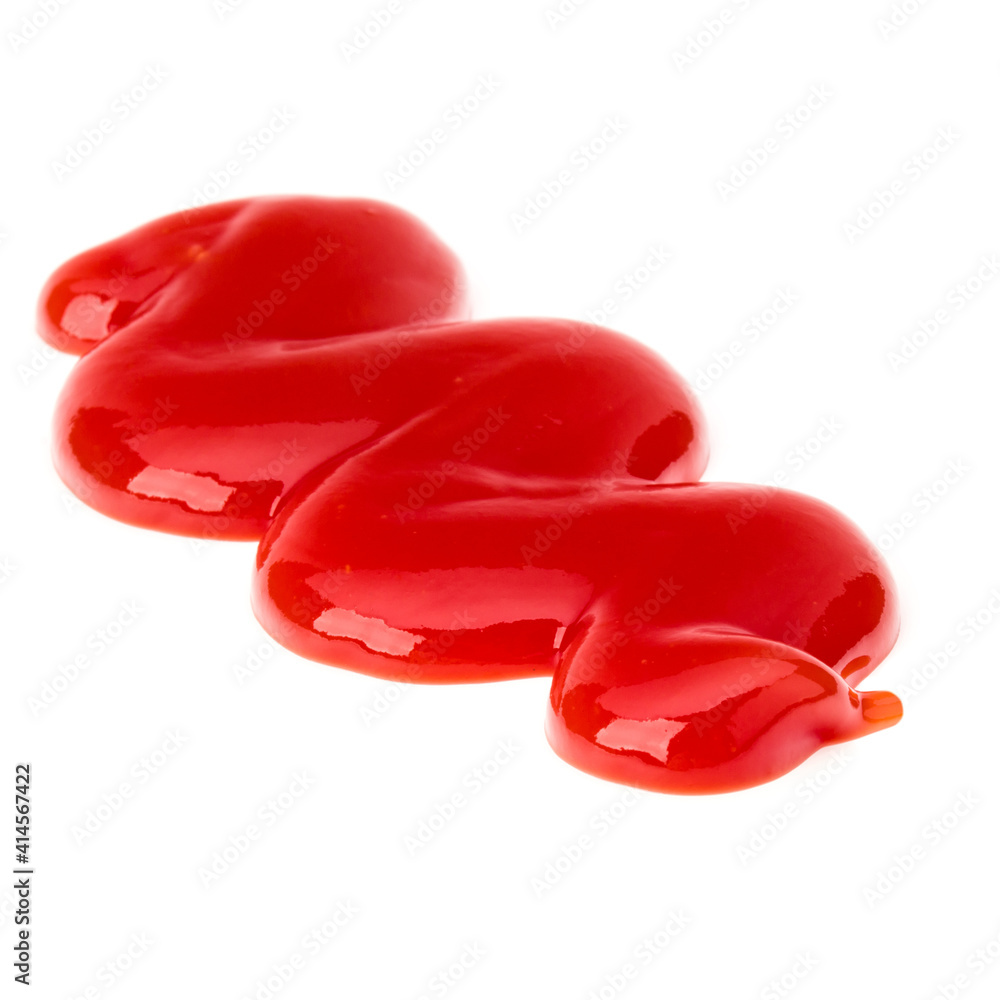 Tomato sauce, ketchup isolated on white background Tomato sauce, ketchup isolated on white background