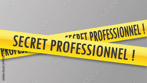 Logo secret professionnel.