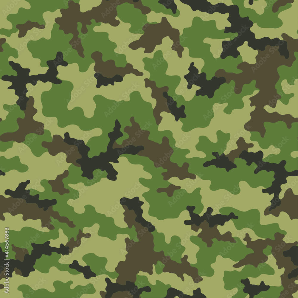 Camouflage seamless pattern. Abstract military camo background for army and hunting textile print. Vector illustration. Camouflage seamless pattern. Abstract military camo background for army and hunting textile print. Vector illustration.