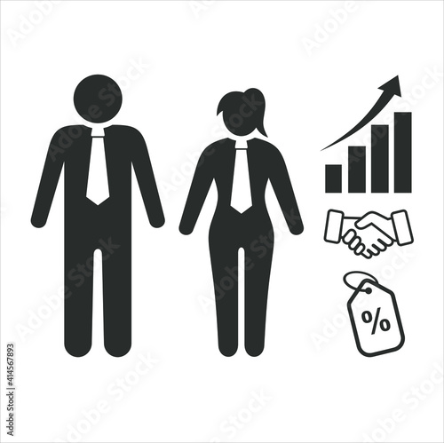 a collections of sales icon, vector art.