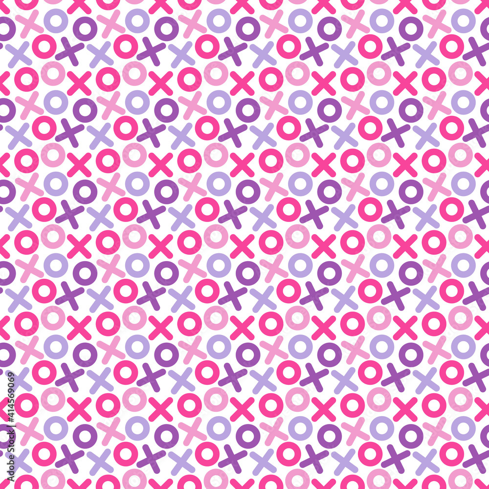 Valentine's Day Seamless Pattern - Cute repeating pattern design