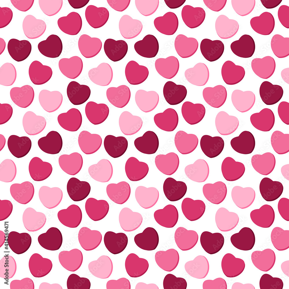 Valentine's Day Seamless Pattern - Cute repeating pattern design Valentine's Day Seamless Pattern - Cute repeating pattern design