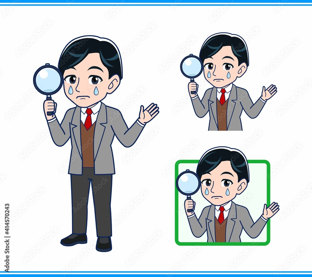 Male teacher in a gray jacket Male teacher in a gray jacket