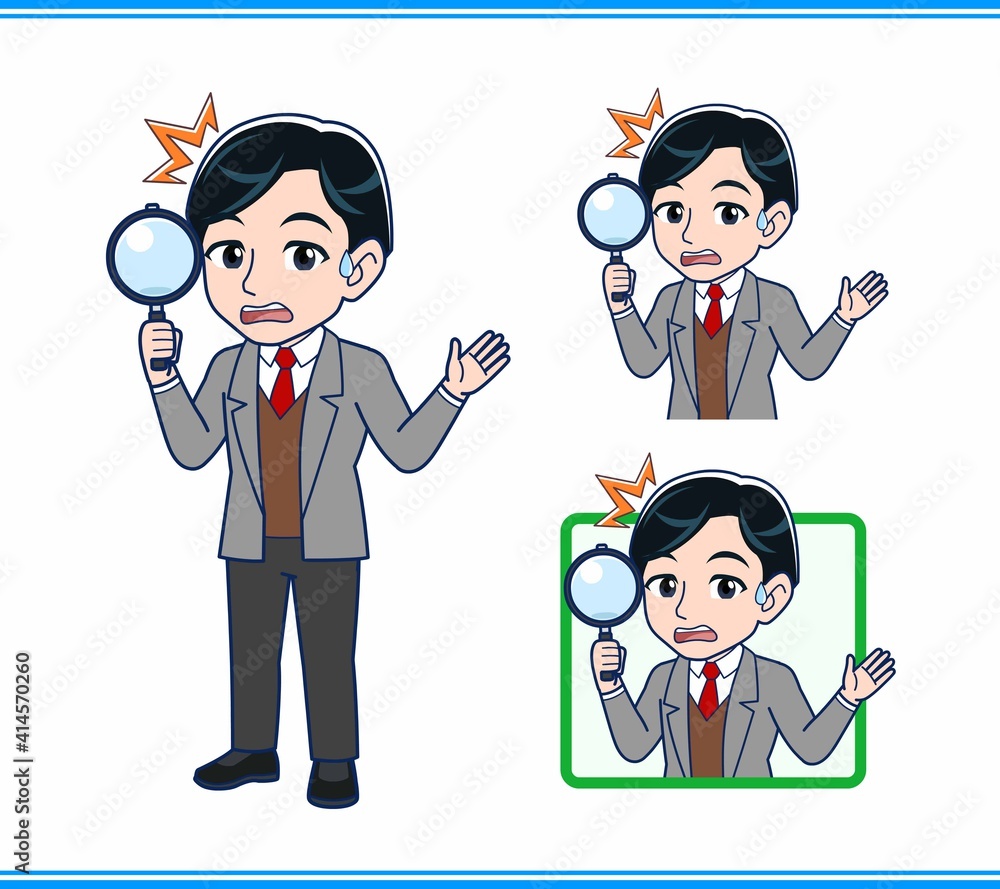 Male teacher in a gray jacket Male teacher in a gray jacket