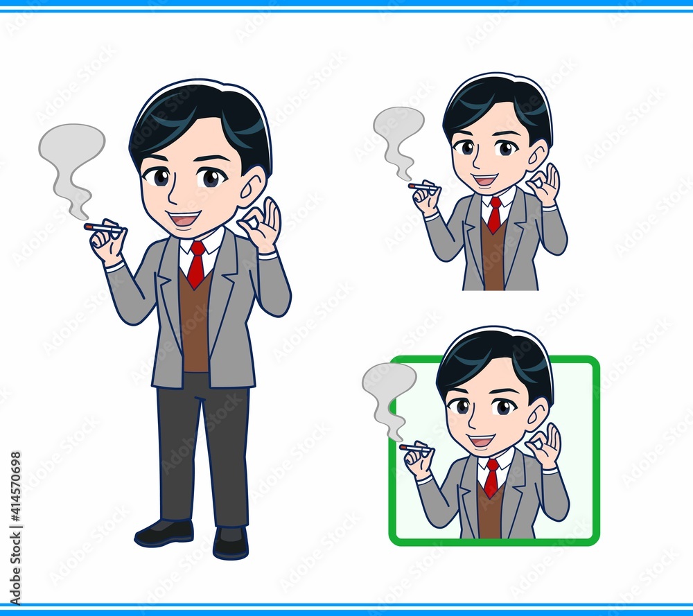 Male teacher in a gray jacket Male teacher in a gray jacket