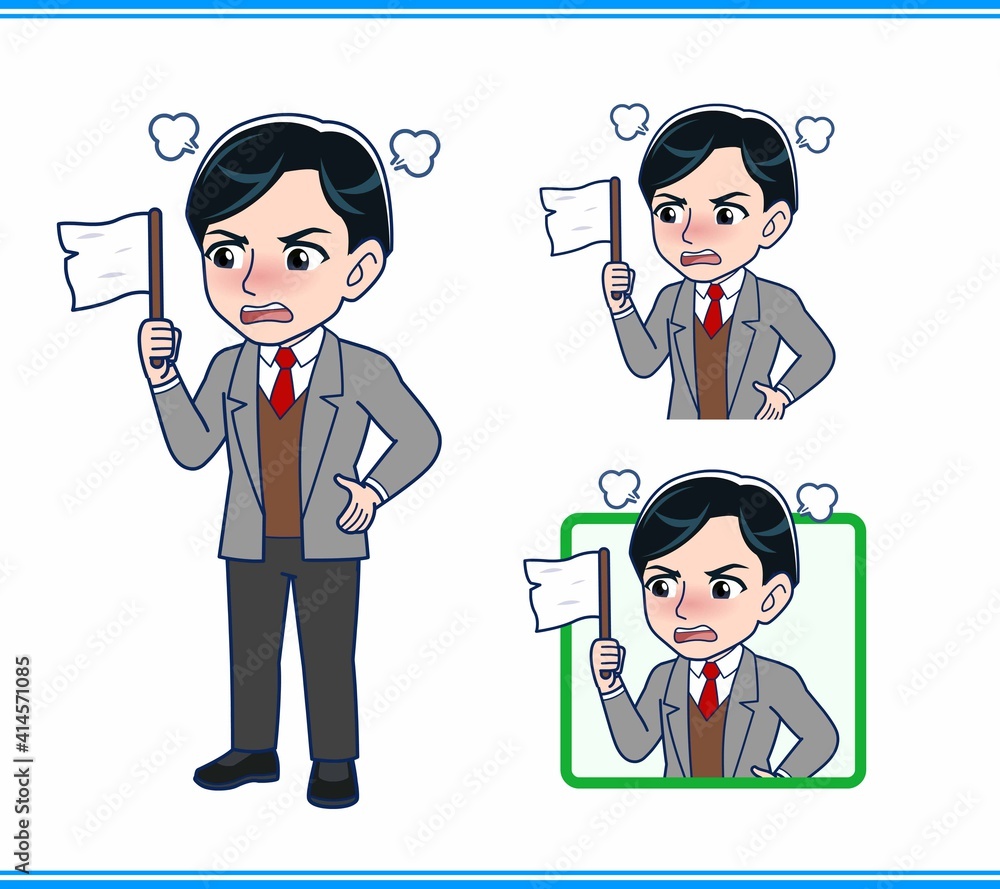 Male teacher in a gray jacket Male teacher in a gray jacket