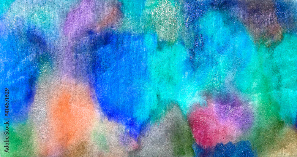 Сolor abstract background. Modern art texture. Ink, paint, watercolor