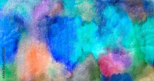 Сolor abstract background. Modern art texture. Ink, paint, watercolor © Natalia Flurno Lúna