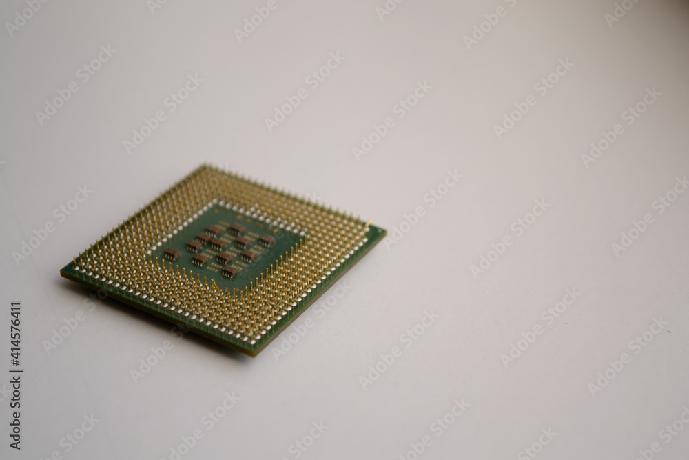 Computer Processor Released With Copy Space Computer Processor Released With Copy Space
