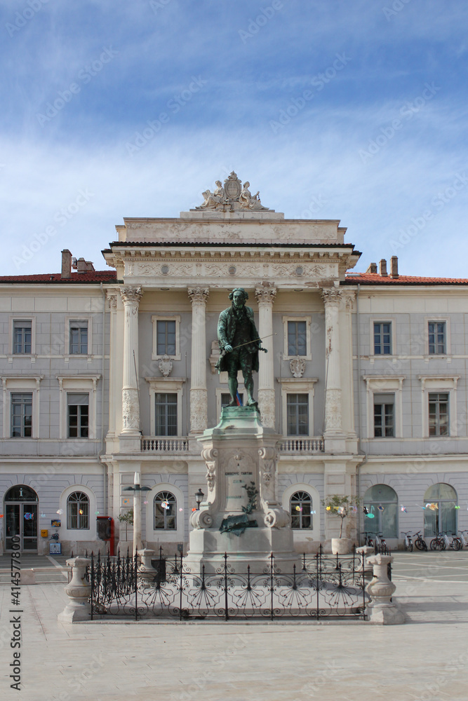 Obraz premium Tartini Trg In Piran, Slovenia