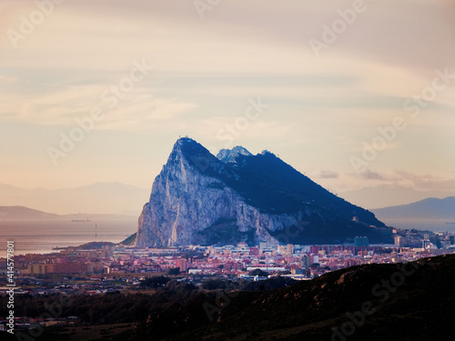 View To The Rock Of Gibraltar And La Linea De La Concepcion