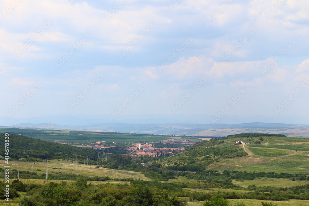 View From The Top Over Transylvania Romania View From The Top Over Transylvania Romania