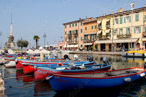 In The Port Of Lazise, Lake Garda, Italy