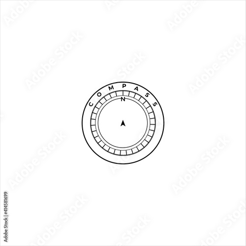 compass vector logo illustration
