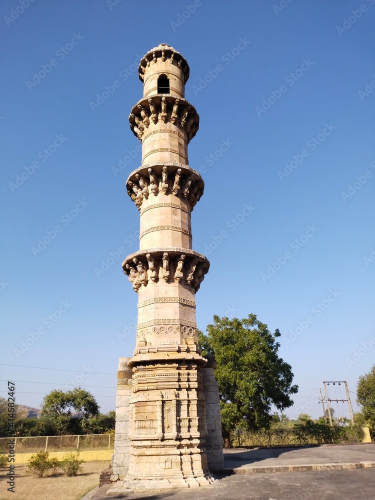 minaret of the mosque in marrakesh