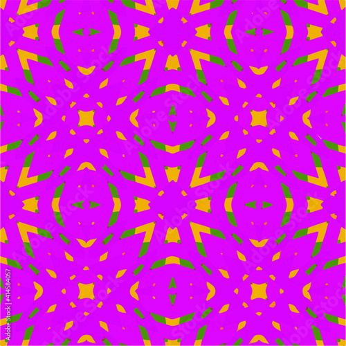  Seamless pattern with multicolored shapes.
