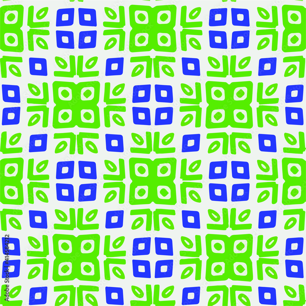 Seamless pattern with multicolored shapes. Seamless pattern with multicolored shapes.