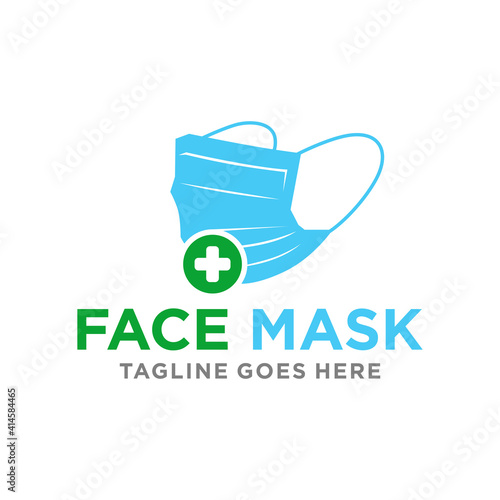 medical mask modern logo