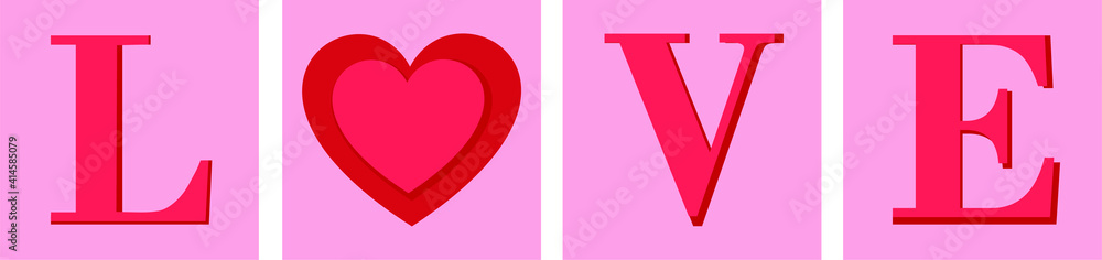 love text vector illustration on red background for love symbol, logo, buttons, wallpaper, and decoration love text vector illustration on red background for love symbol, logo, buttons, wallpaper, and decoration