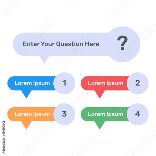 
Download this premium vector of multiple choice question
