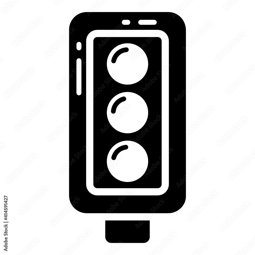 Traffic signals flat editable icon, stoplight
Traffic signals flat editable icon, stoplight