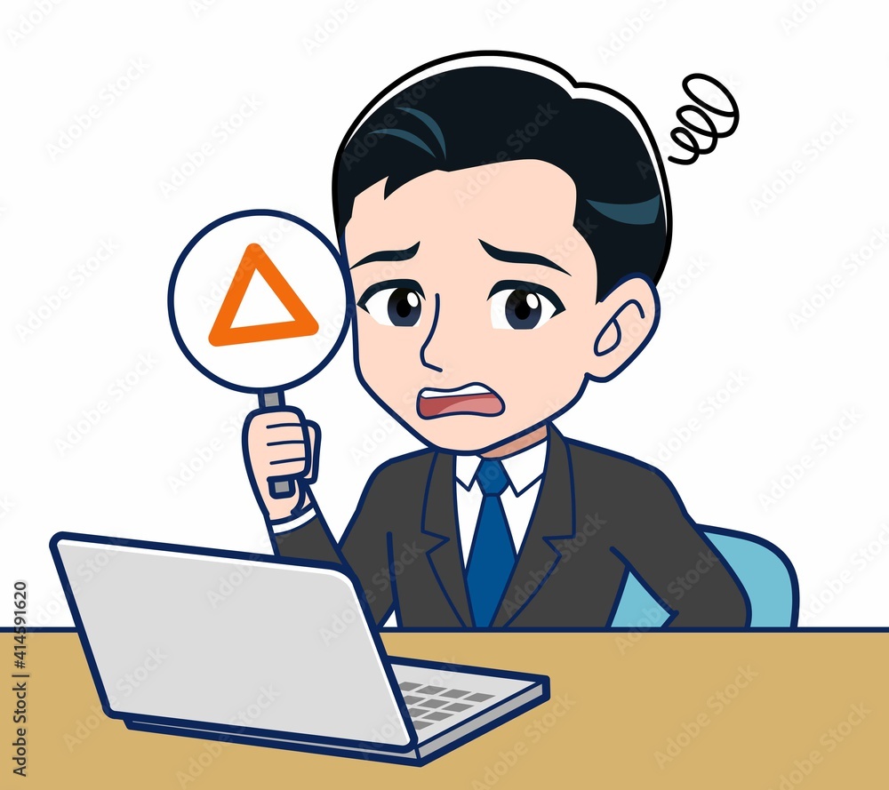 Young office worker man in a black suit Young office worker man in a black suit