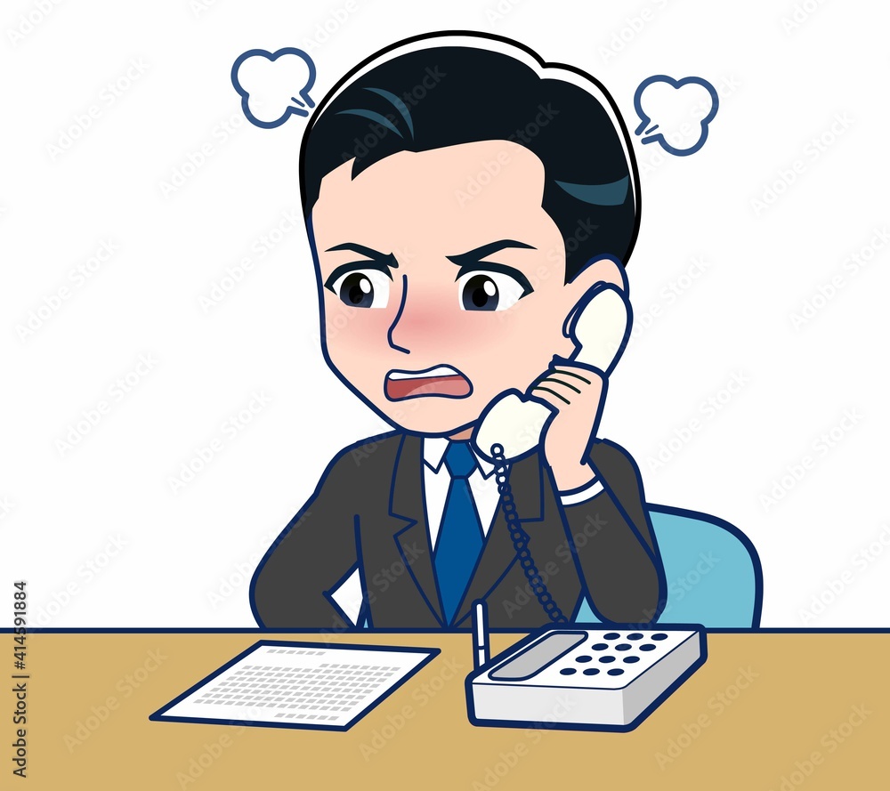 Young office worker man in a black suit Young office worker man in a black suit