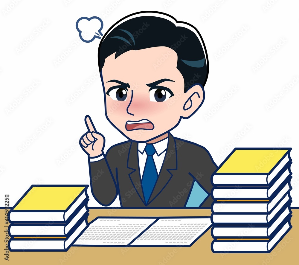 Young office worker man in a black suit Young office worker man in a black suit