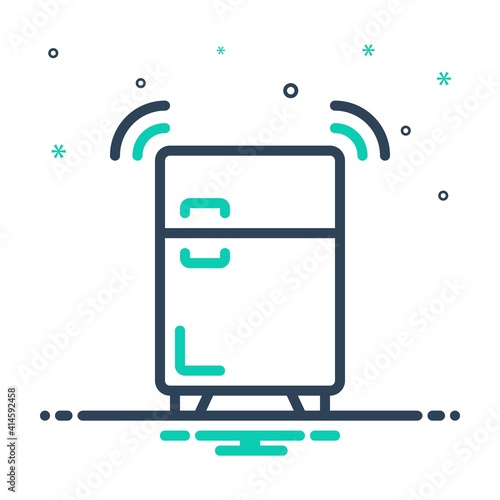 Mix icon for refrigerator