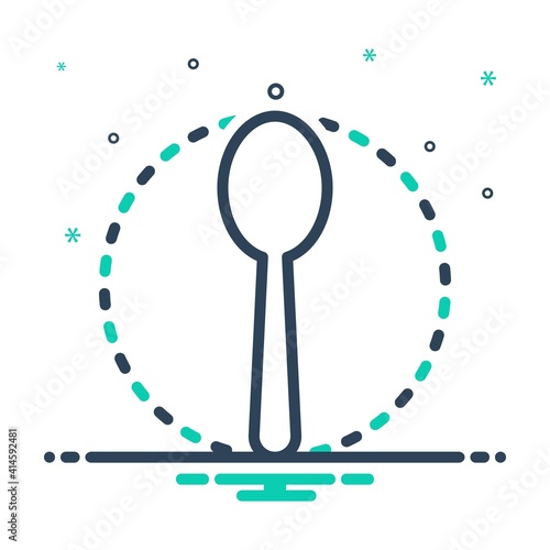Mix icon for spoon