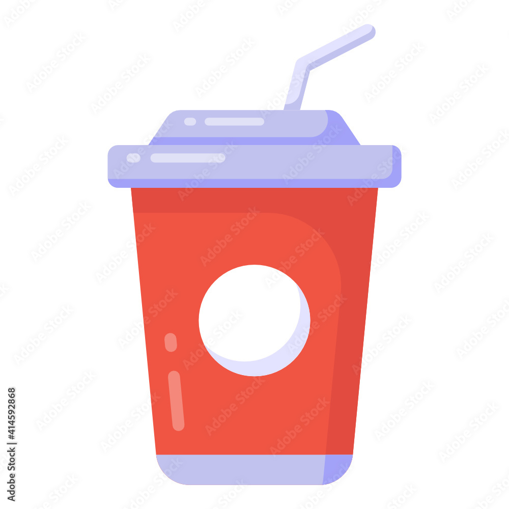 An editable vector of disposable coffee, takeaway drink
An editable vector of disposable coffee, takeaway drink