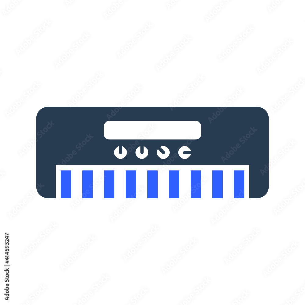 Keyboard musical instrument icon Keyboard musical instrument icon