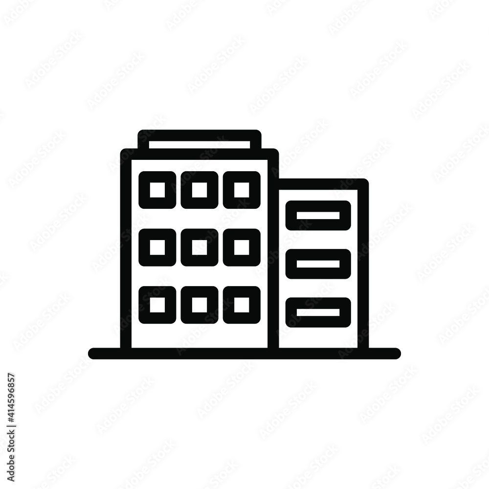 Office building apartment vector icon symbol design Office building apartment vector icon symbol design