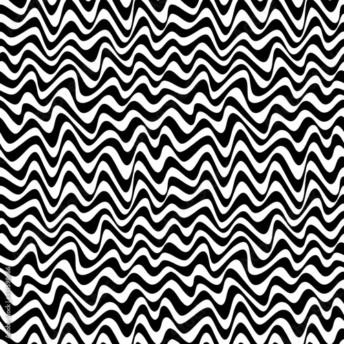 Seamless Irregular Curvilinear Pattern