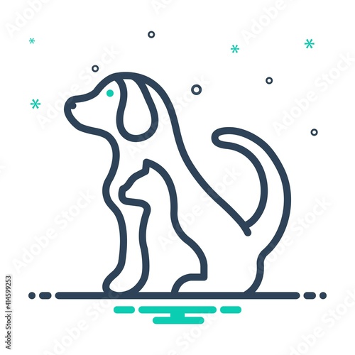 Mix icon for pet 