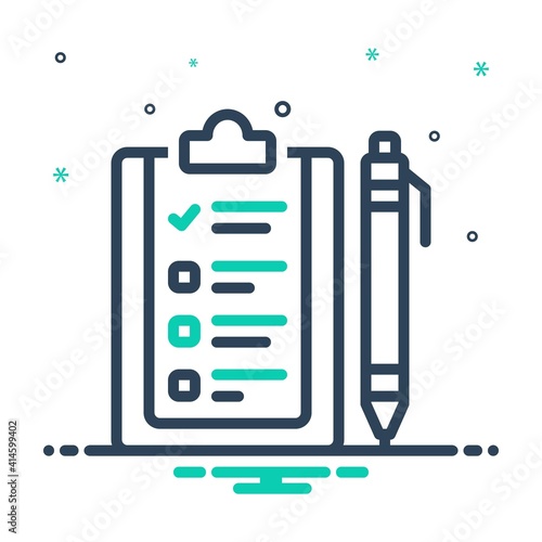 Mix icon for questionnaire