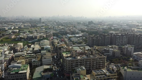 Wallpaper Mural The Aerial view of Taichung Torontodigital.ca