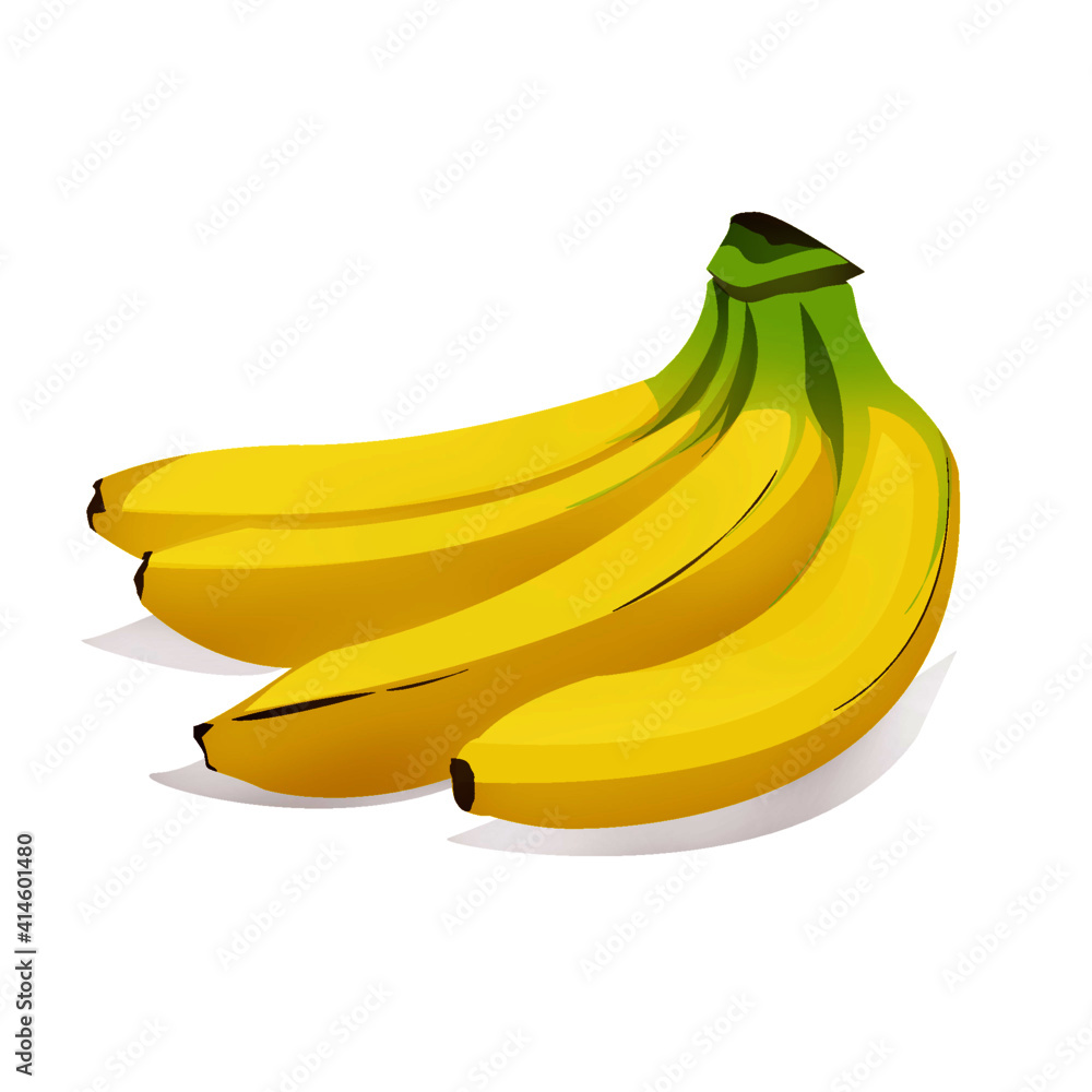 banana in vector art