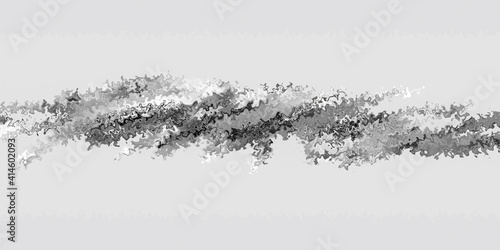 Minimalist background with black and white noise Sci-Fi Futuristic abstract texture. 3d illustration rendering displaced surface. Modern background template for documents, reports and presentations.