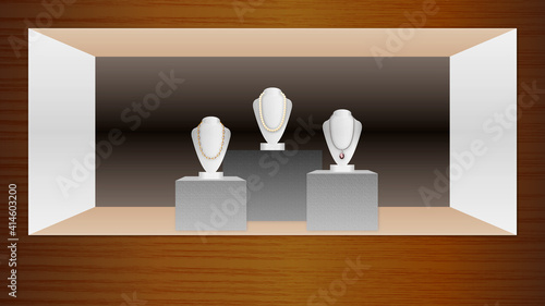 A jewelry showcase, decorate your favorites