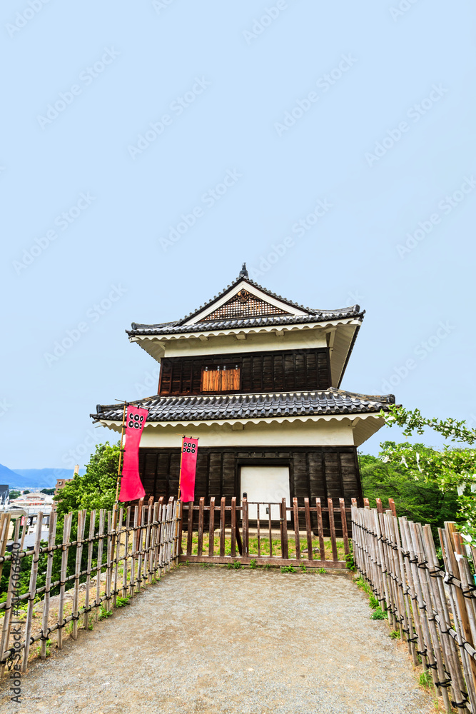 上田城の西櫓の風景