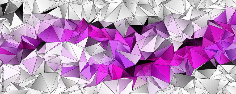 Obraz premium Abstract Low-Poly background. triangulated texture. Design 3d. Polygonal geometrical pattern. Triangular modern style