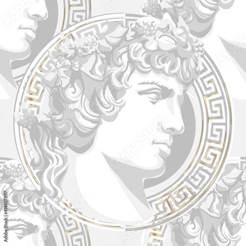 Antinous - Greek youth and a favorite beloved of the Roman emperor Hadrian photo